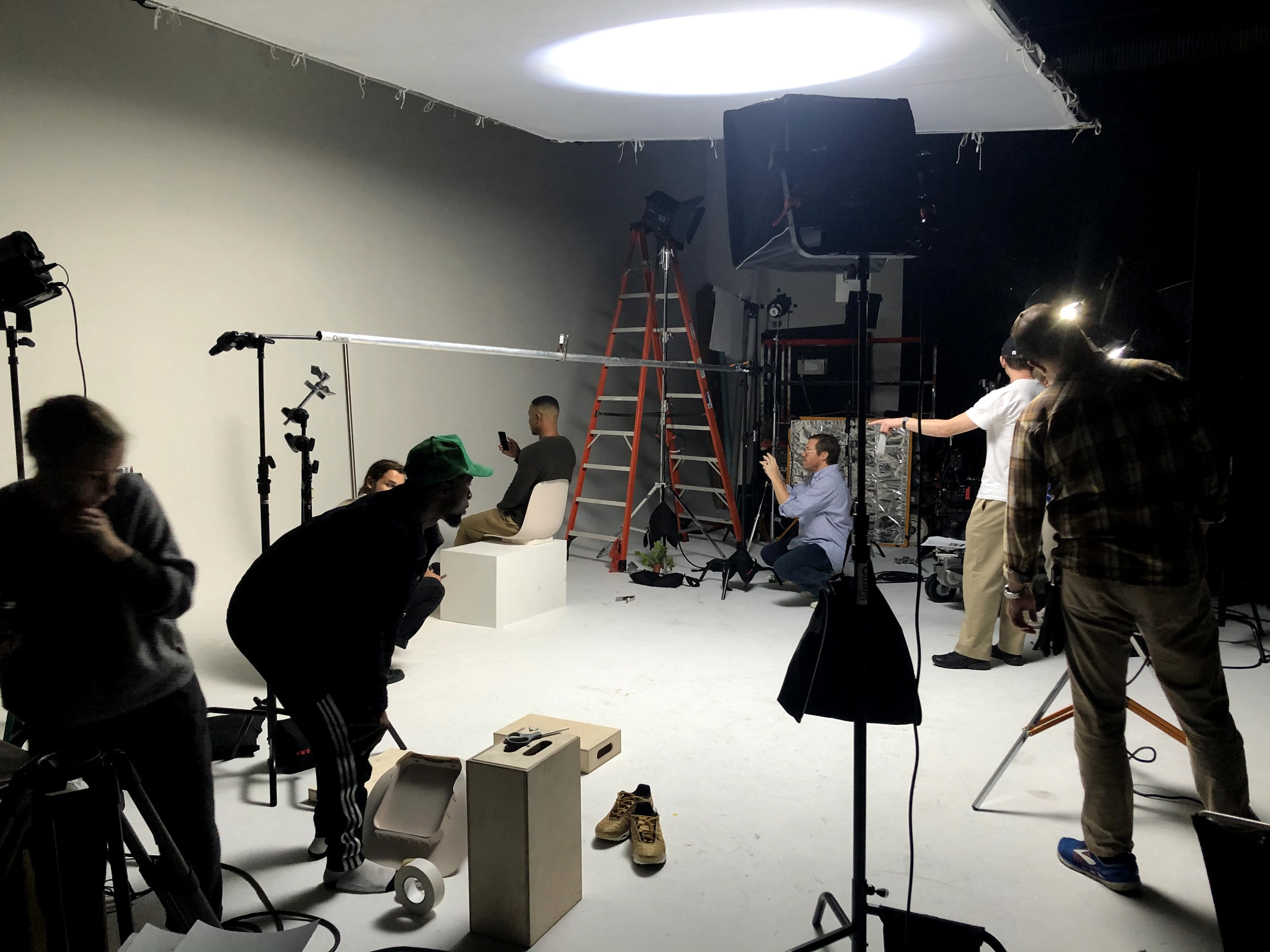 Behind the scenes