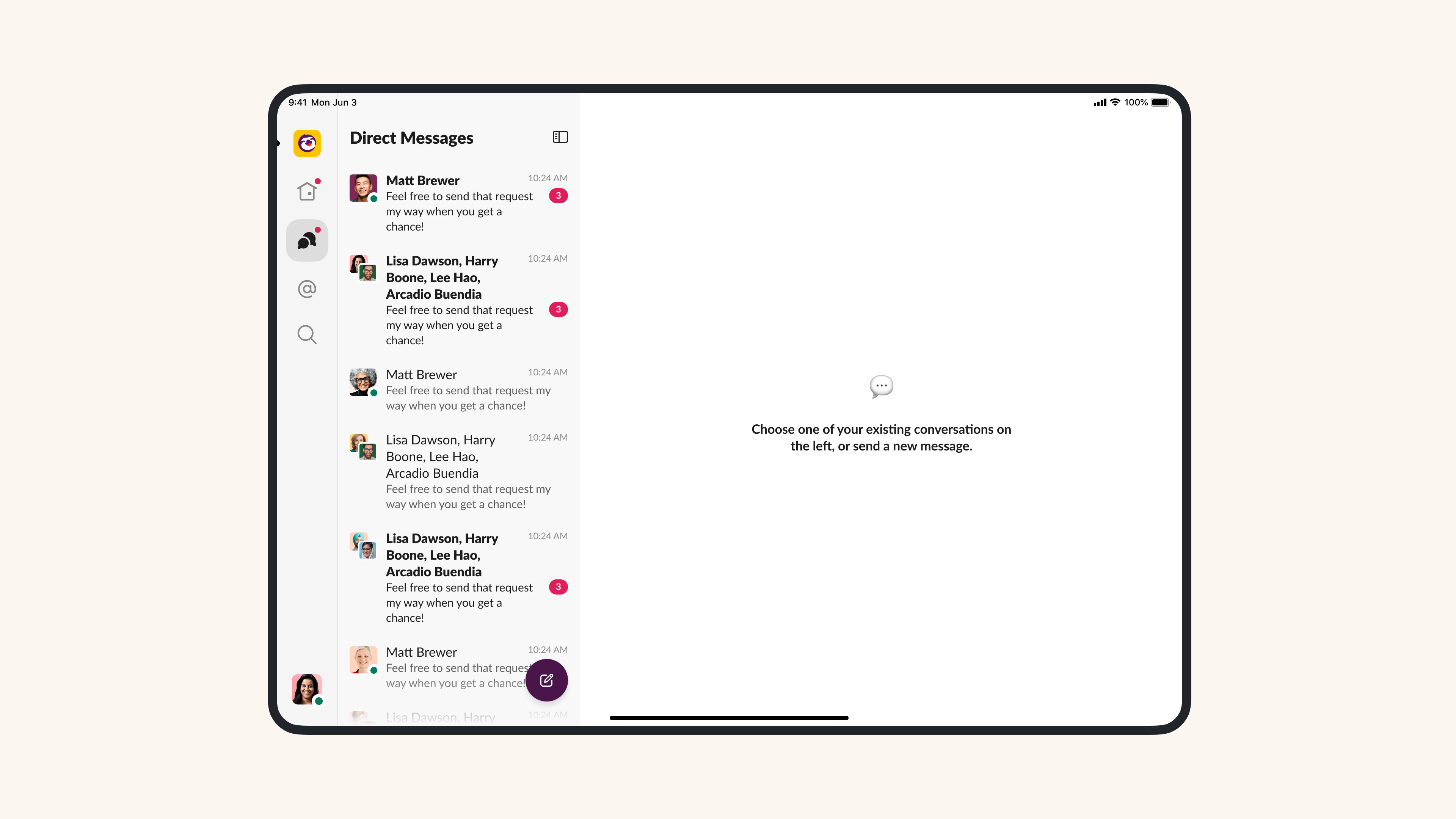 Redesigned DMs